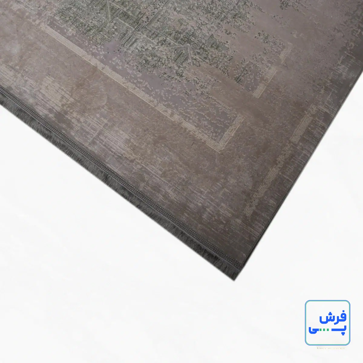 خرید قسطی |  فرش وینتیج 49928 طوسی سبز