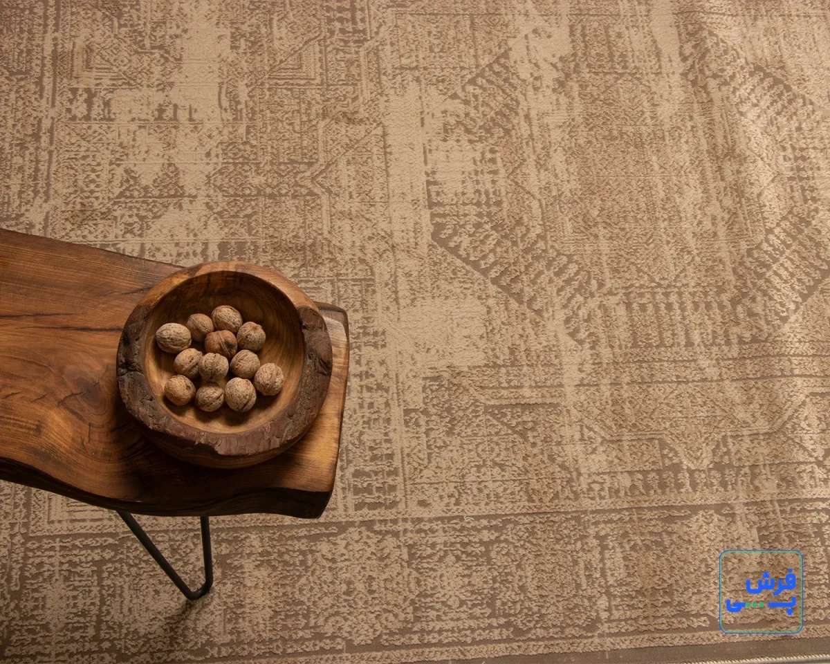 خرید قسطی |  فرش وینتیج 5310 نسکافه‌ای کرم
