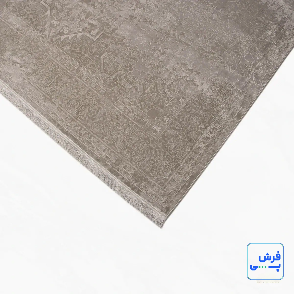 خرید قسطی |  فرش وینتیج 546 طوسی سفید