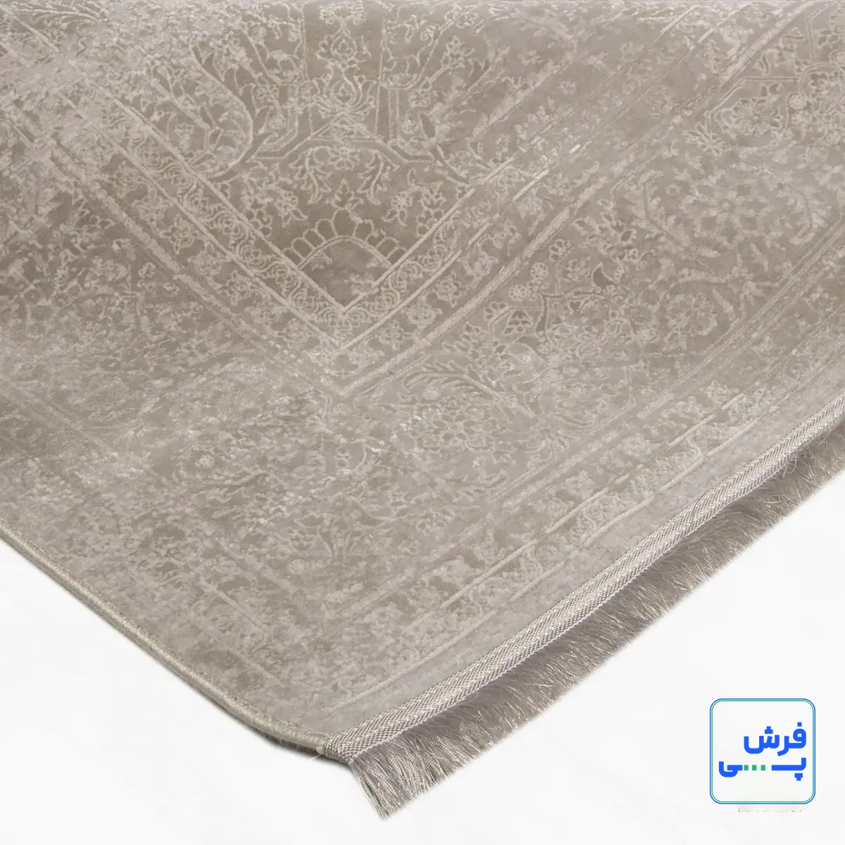 خرید قسطی |  فرش وینتیج 546 طوسی سفید