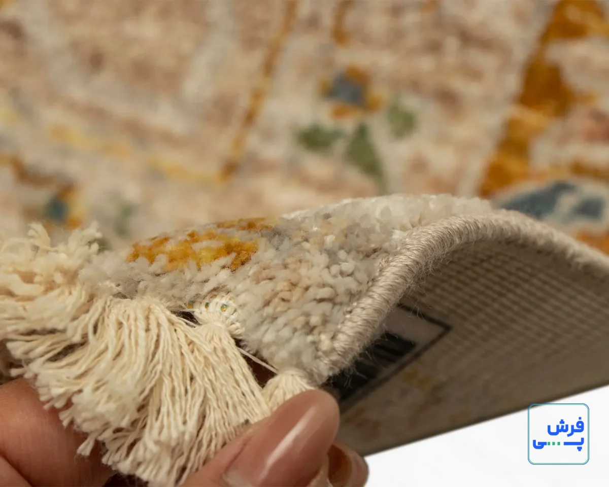 خرید قسطی |  فرش وینتیج 60261 نسکافه ای کرم