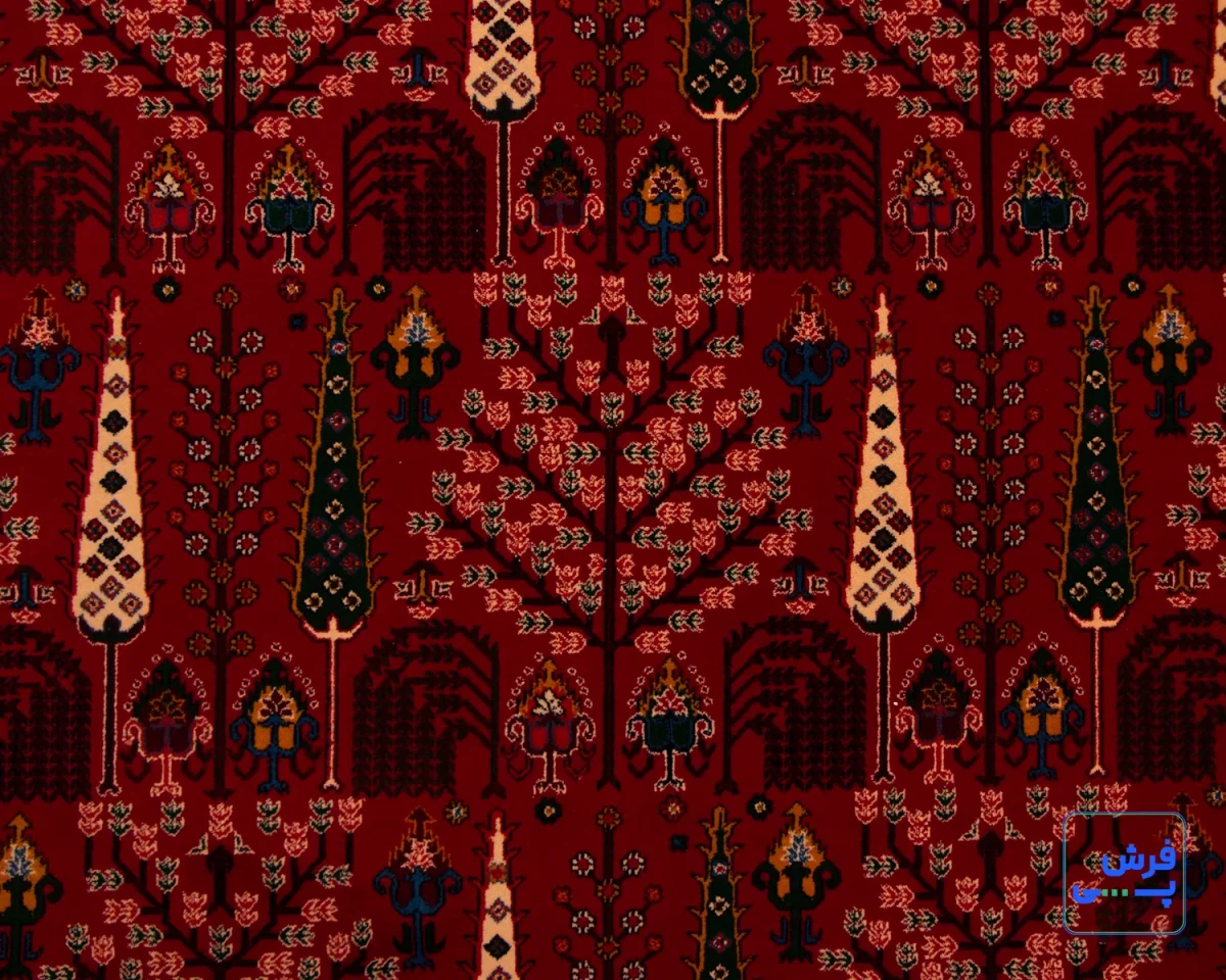 خرید قسطی |  فرش  کلاسیک 7017 روناسی سرمه‌ای