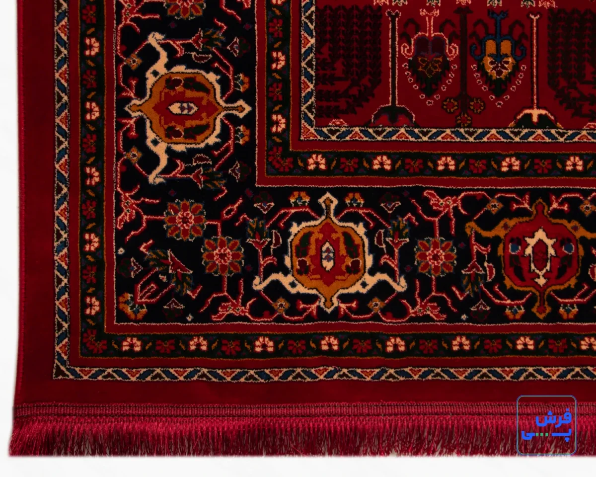 خرید قسطی |  فرش  کلاسیک 7017 روناسی سرمه‌ای