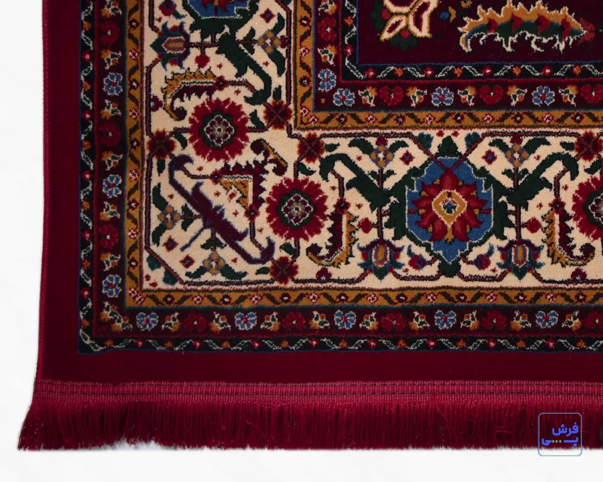 7022-1e (6) خرید قسطی | فرش کلاسیک 7022 لاکی کرم