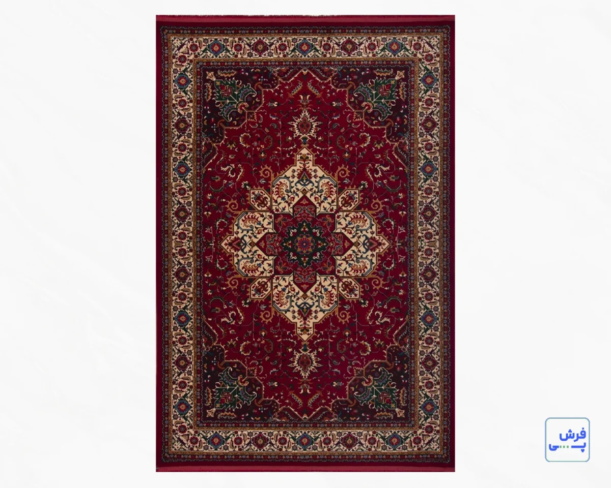 7022-1e (9) خرید قسطی | فرش کلاسیک 7022 لاکی کرم