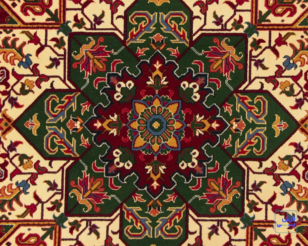 خرید قسطی |  فرش کلاسیک 7022 سبز