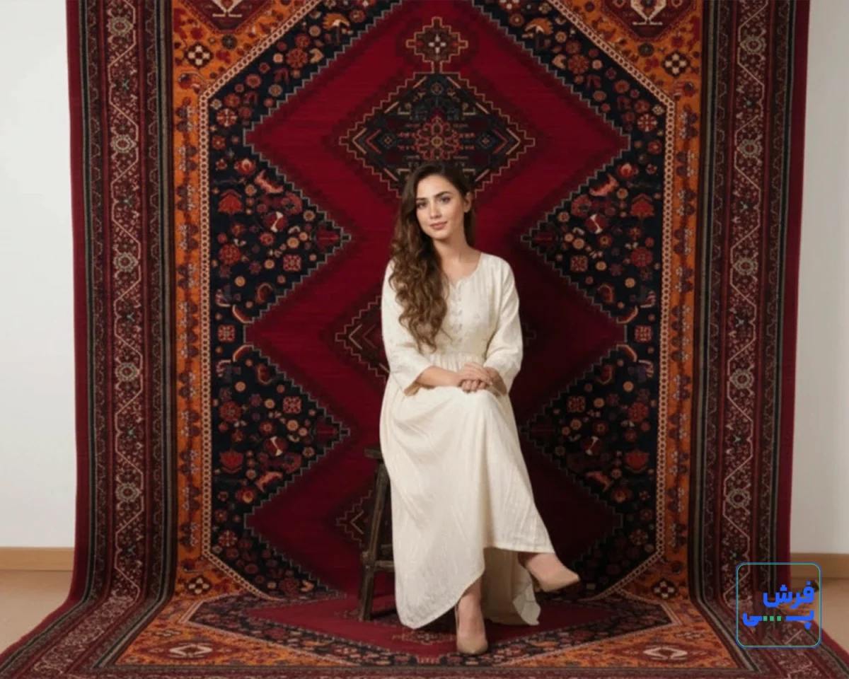 خرید قسطی |  فرش  کلاسیک 7023 روناسی