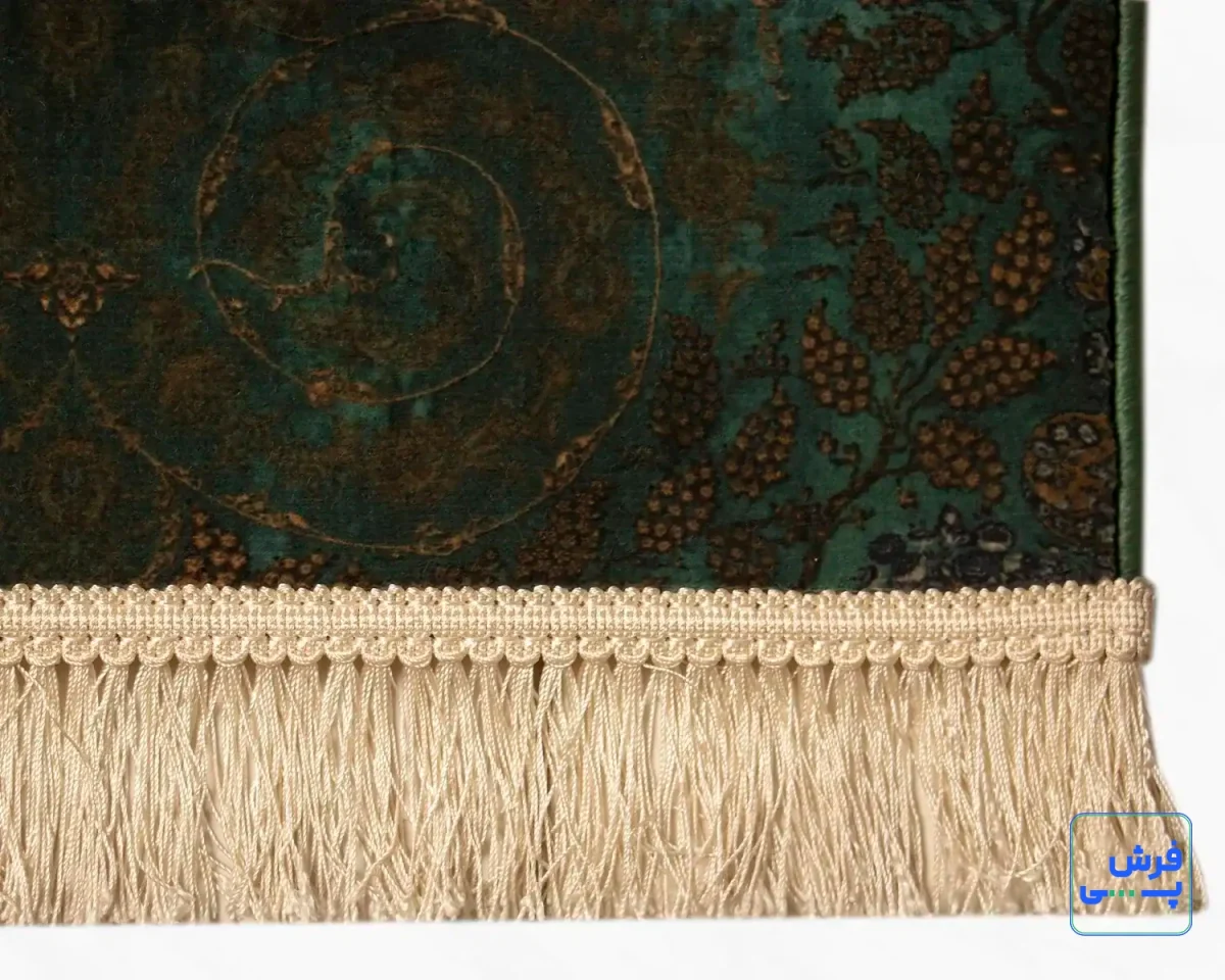 خرید قسطی |  پادری ابریشم ماشینی 702556 سبز طلایی