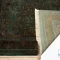 خرید قسطی |  فرش ابریشم ماشینی 702556 سبز طلایی