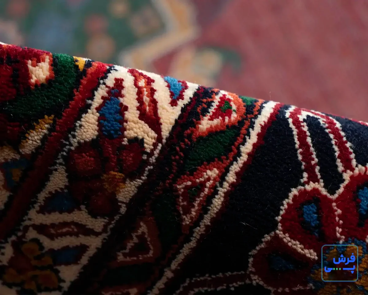 7027-12.webp خرید قسطی | فرش وینتیج 7027 لاکی سبز