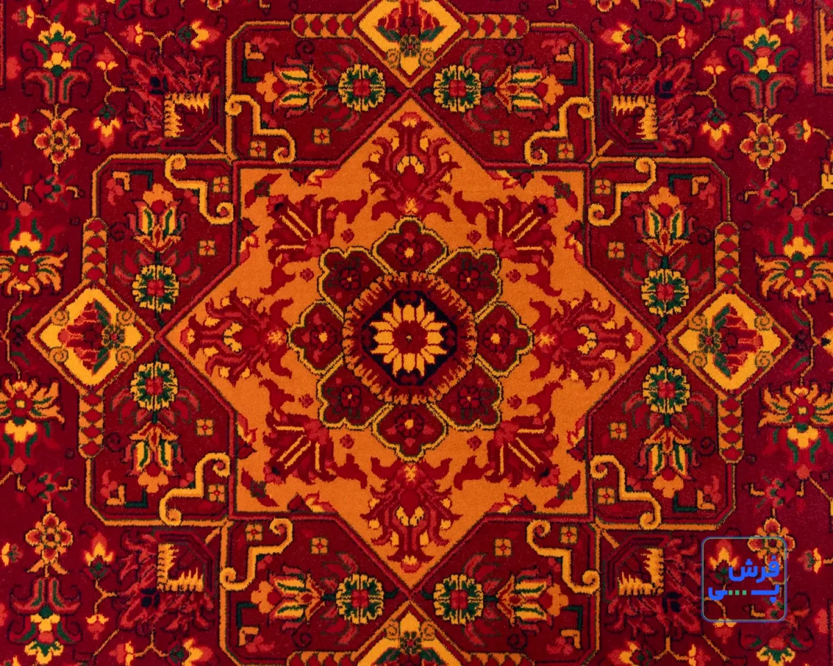 خرید قسطی |  فرش کلاسیک 703 عنابی