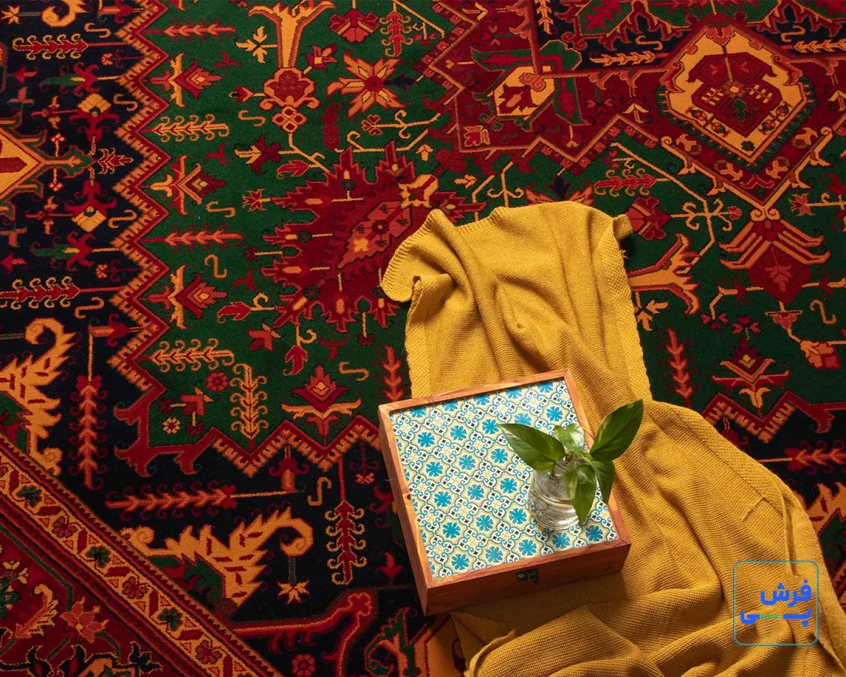 خرید قسطی |  فرش کلاسیک 704 سبز