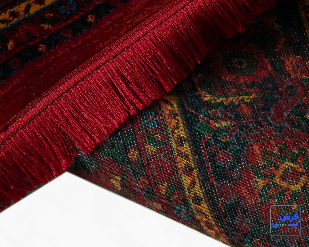 7041-11.webp خرید قسطی | فرش وینتیج 7041 لاکی سبز