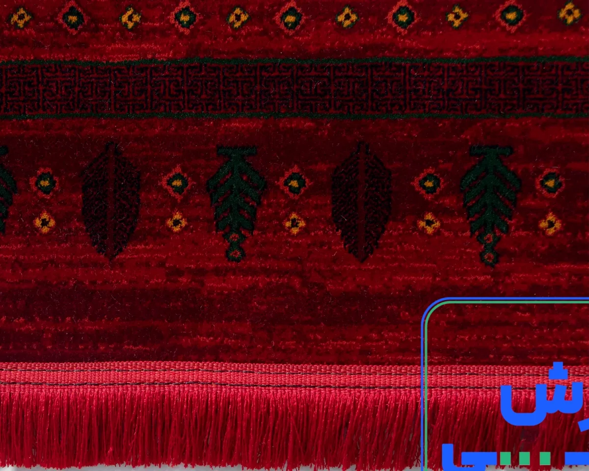 7043-4.webp خرید قسطی | فرش وینتیج 7043 لاکی سبز
