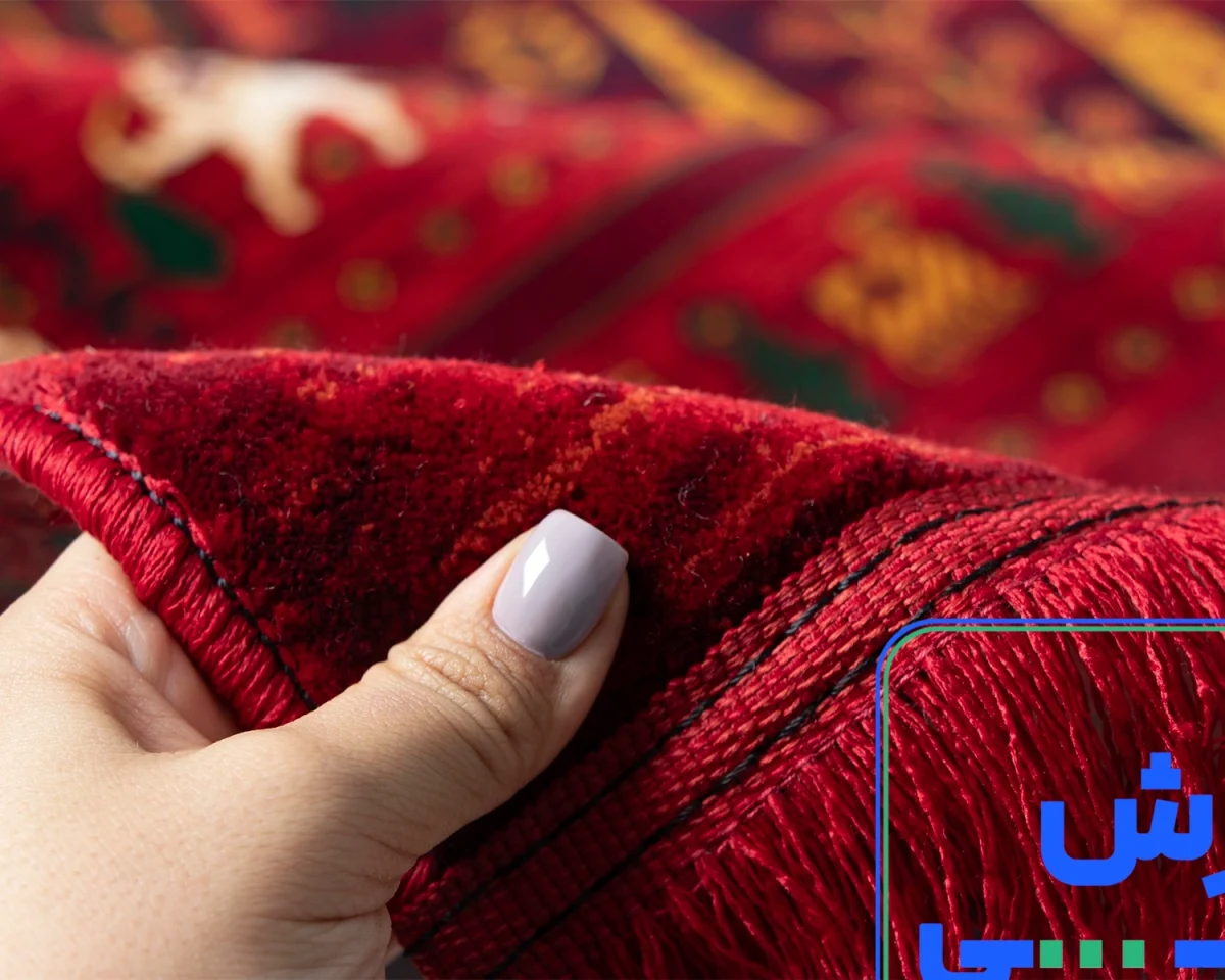 7043-7.webp خرید قسطی | فرش وینتیج 7043 لاکی سبز