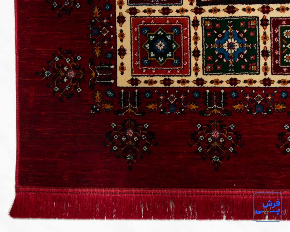خرید قسطی |  فرش کلاسیک 7044 قرمز کرم