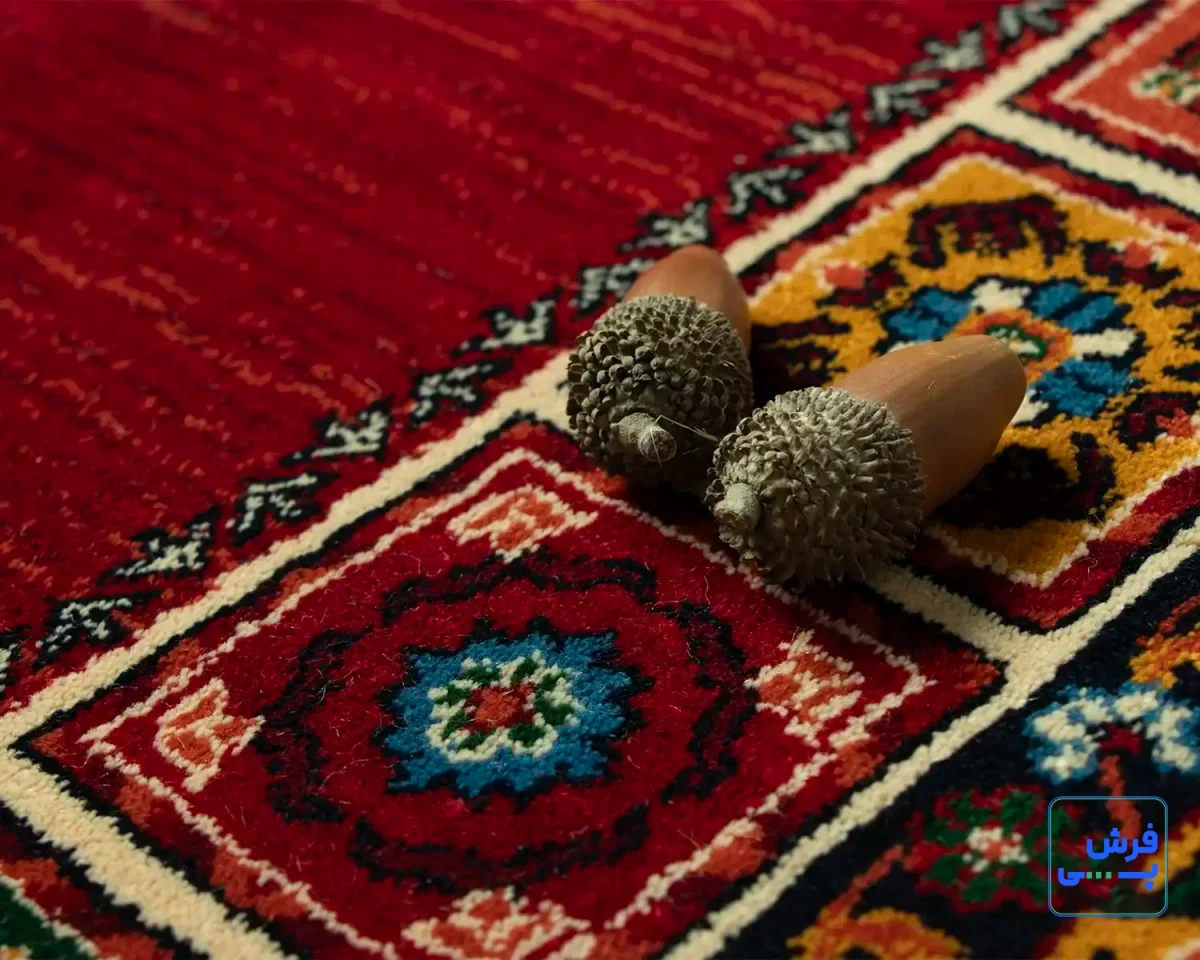 خرید قسطی |  فرش کلاسیک 7044 قرمز کرم
