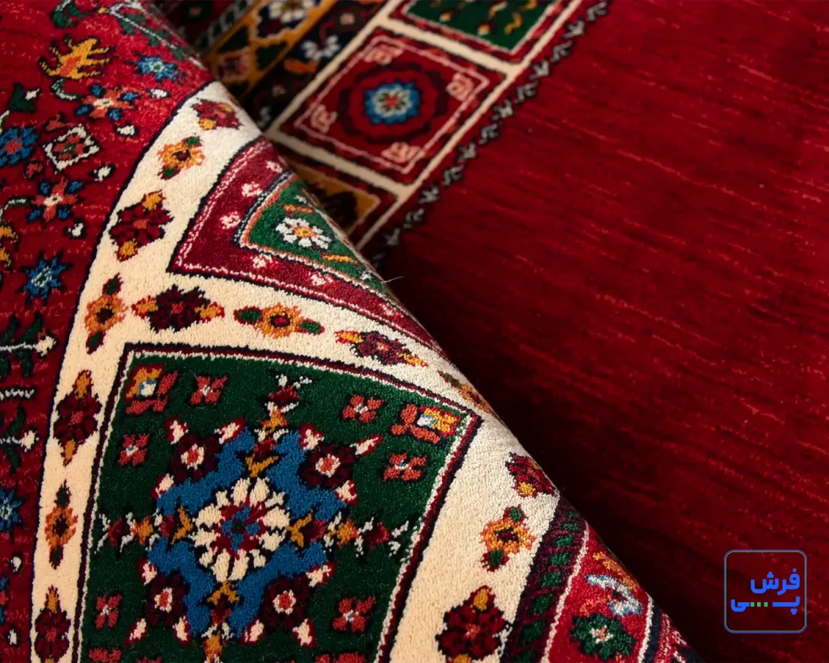 خرید قسطی |  فرش کلاسیک 7044 قرمز کرم