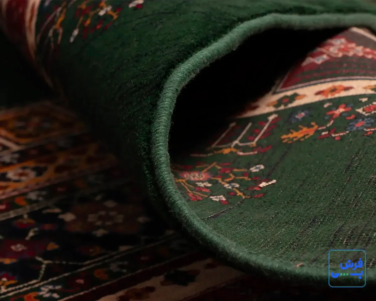 خرید قسطی |  فرش کلاسیک 7044 سبز کرم