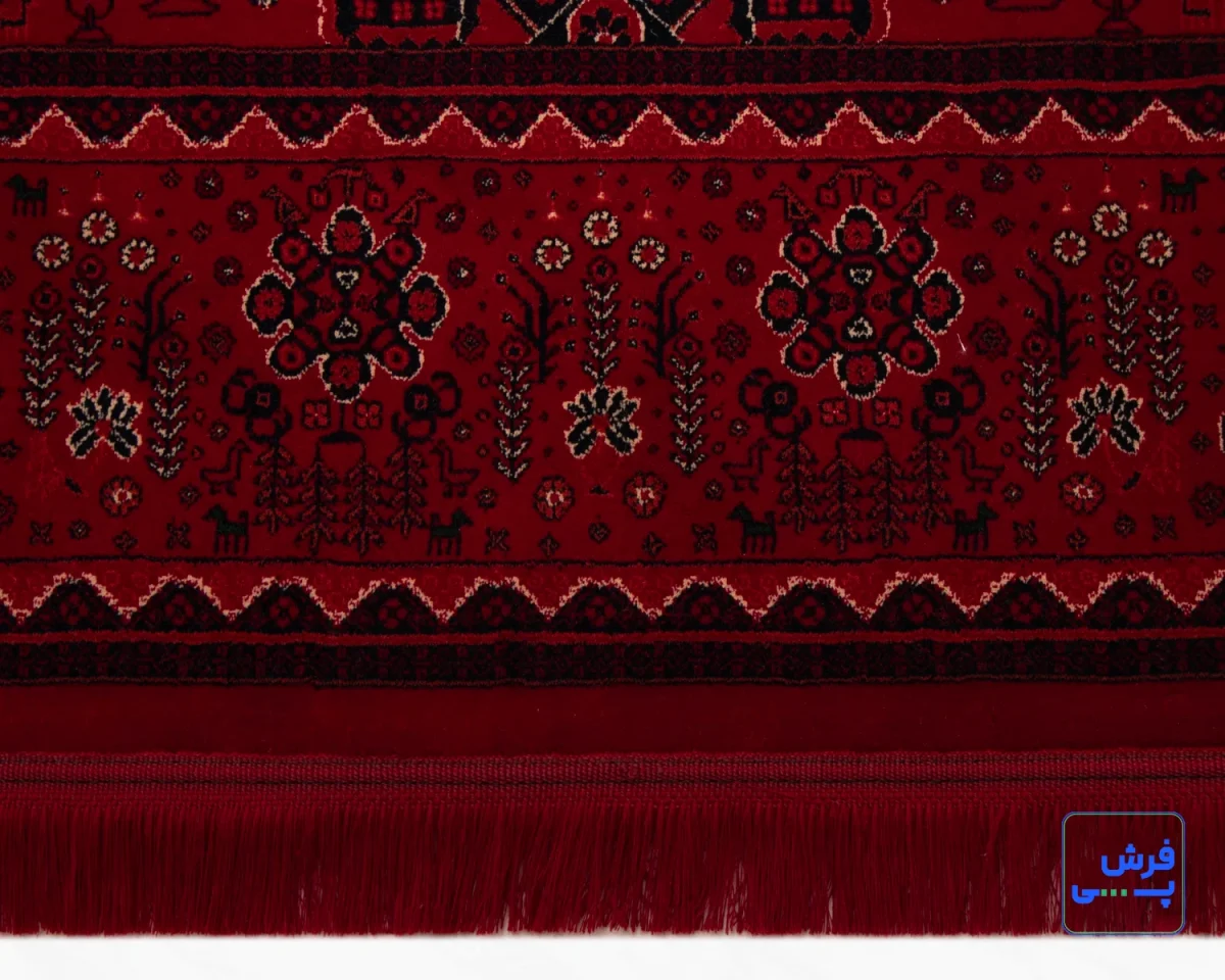 خرید قسطی |  فرش  کلاسیک 7050 روناسی سرمه‌ای