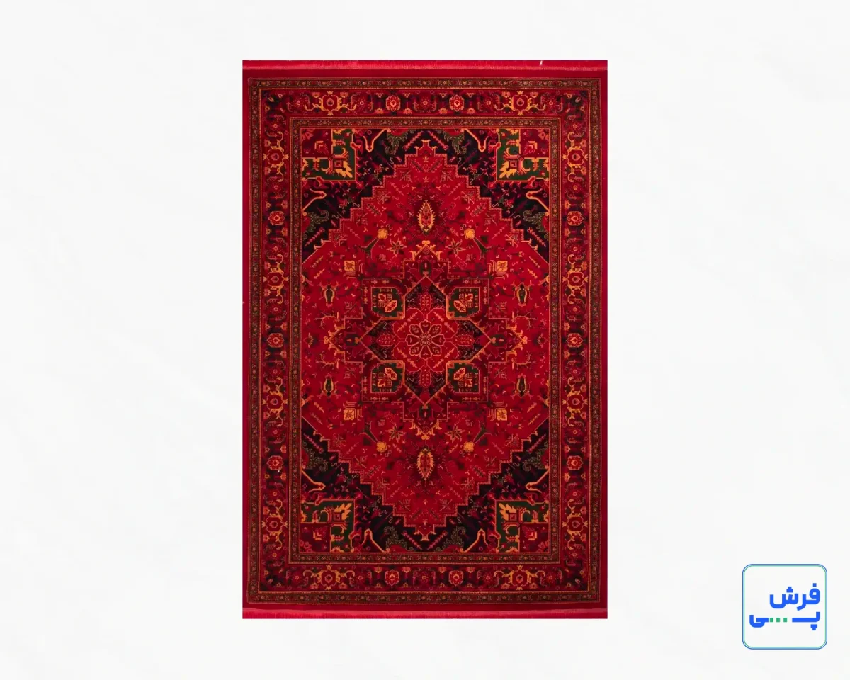 خرید قسطی |  فرش ابریشم ماشینی 7055 لاکی