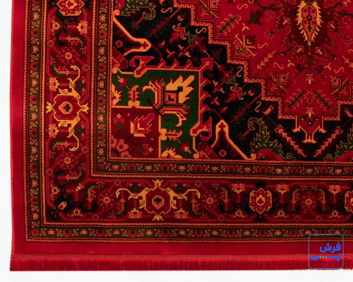 خرید قسطی |  فرش ابریشم ماشینی 7055 لاکی