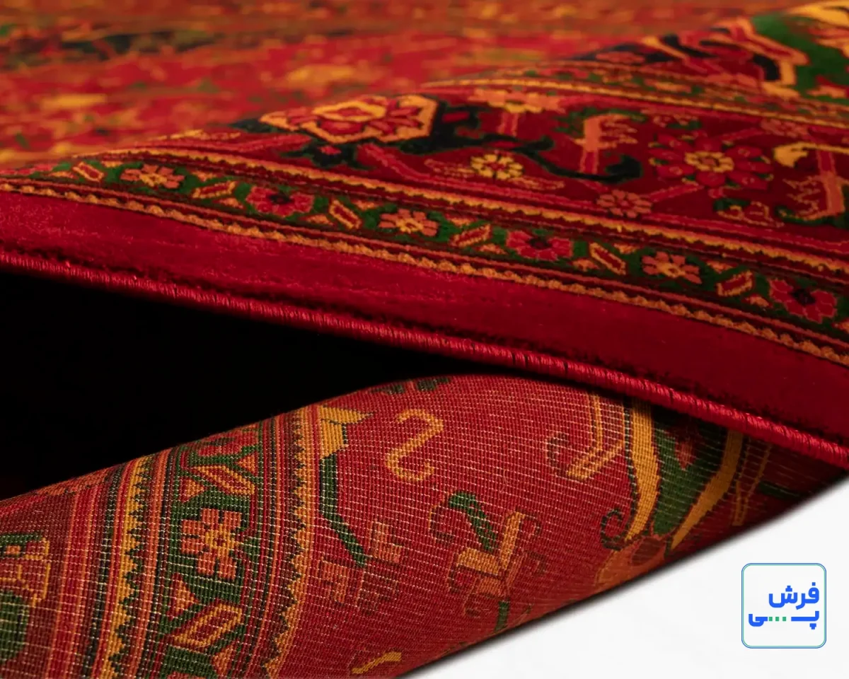 خرید قسطی |  فرش ابریشم ماشینی 7055 لاکی