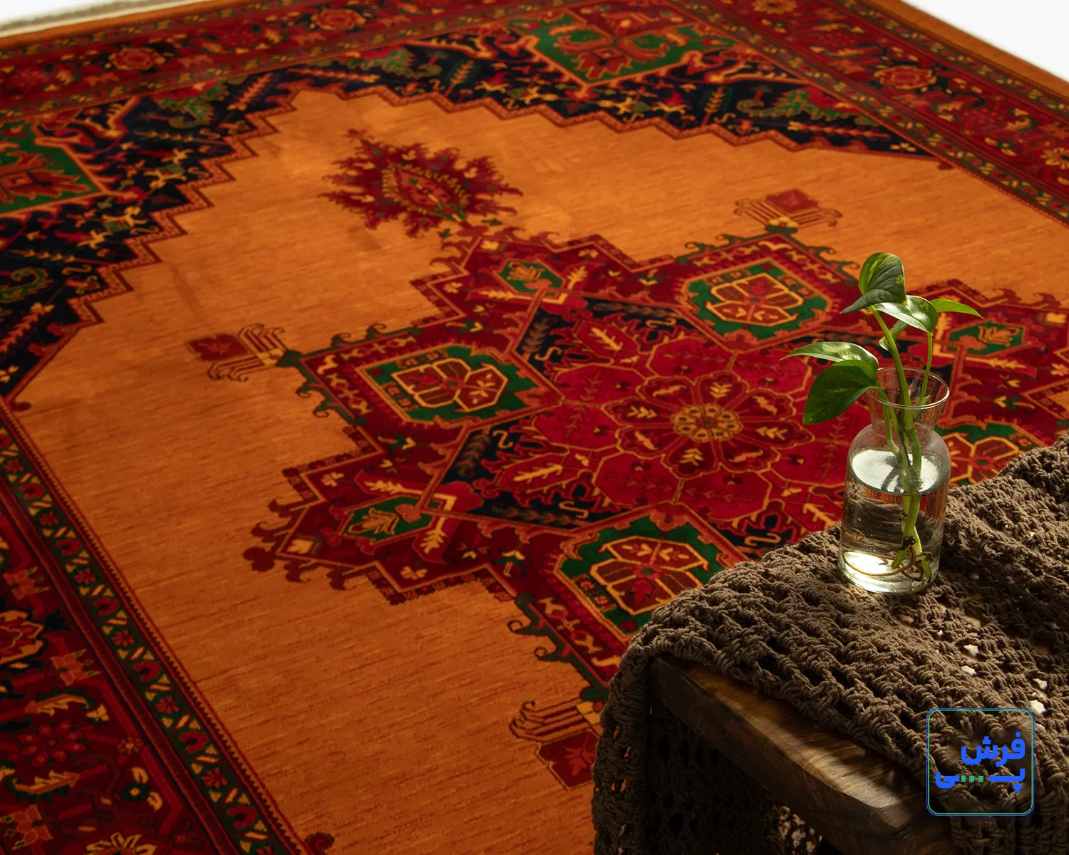 خرید قسطی |  فرش کلاسیک 708 دارچینی