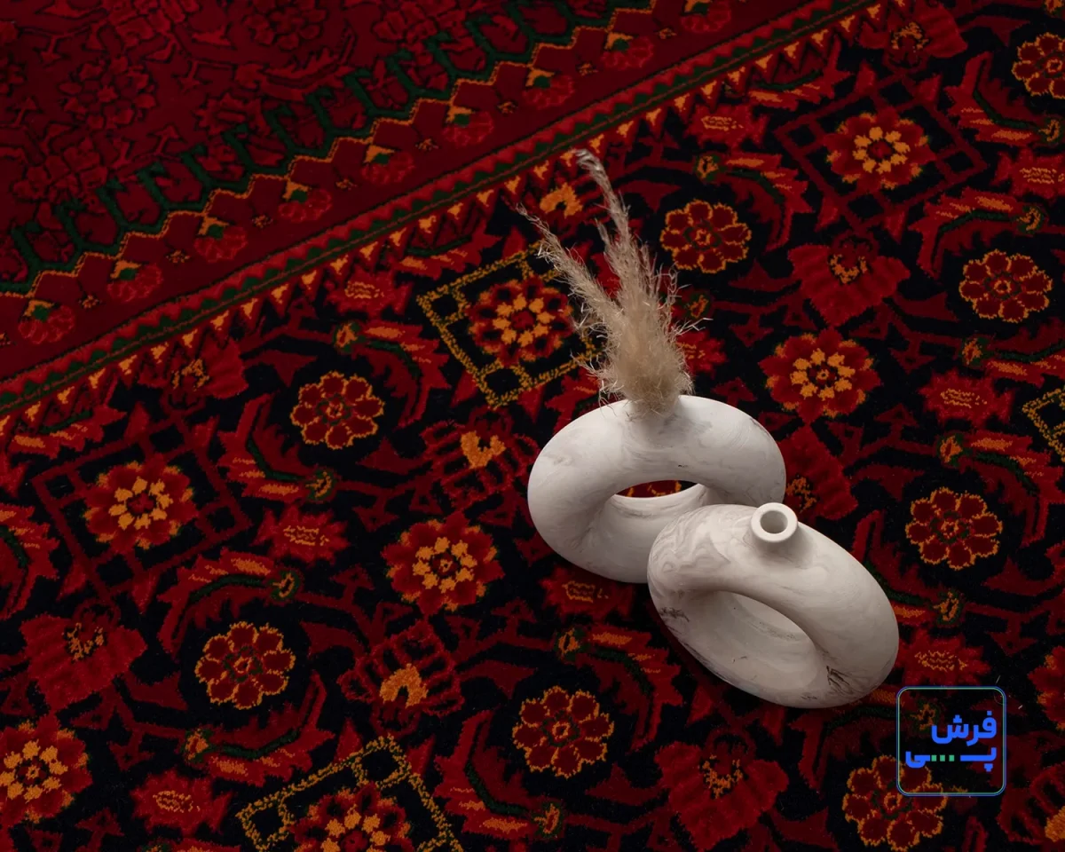 خرید قسطی |  فرش کلاسیک 724 زرشکی