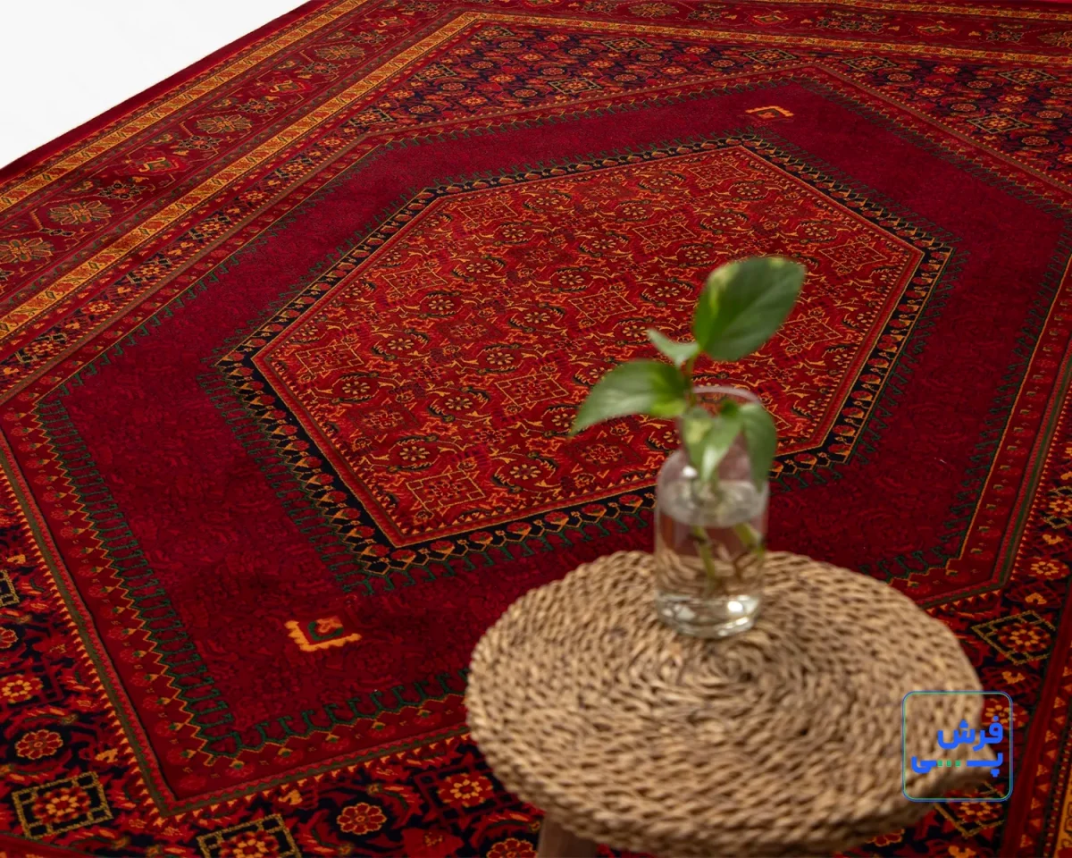 خرید قسطی |  فرش کلاسیک 724 زرشکی