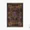 خرید قسطی |  فرش ابریشم ماشینی 730601 ذغالی