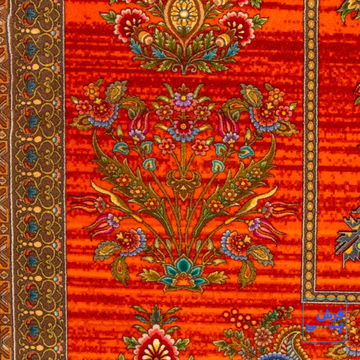 730901-4.webp خرید قسطی | فرش ابریشم ماشینی 730901 نارنجی تمام رنگ