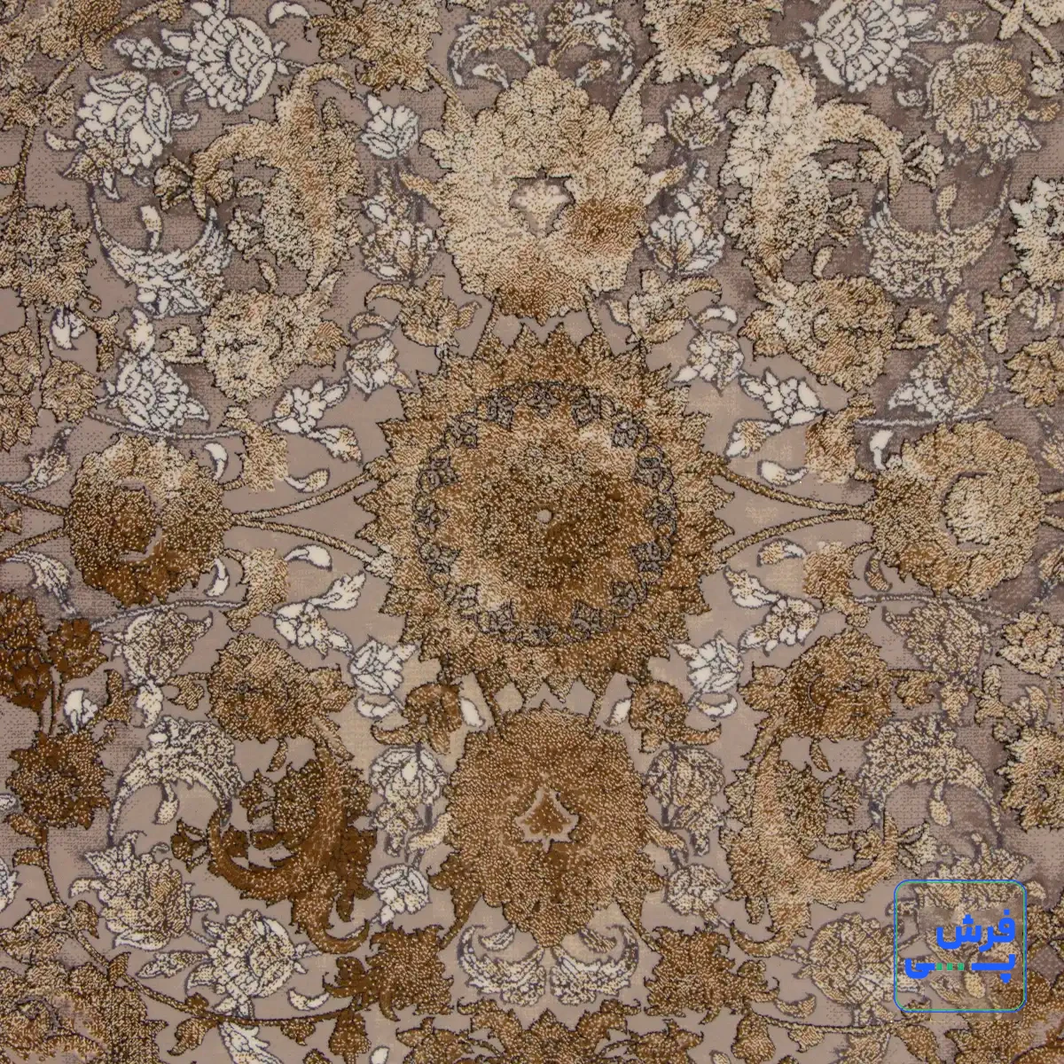 خرید قسطی |  فرش وینتیج 731122 طوسی طلایی