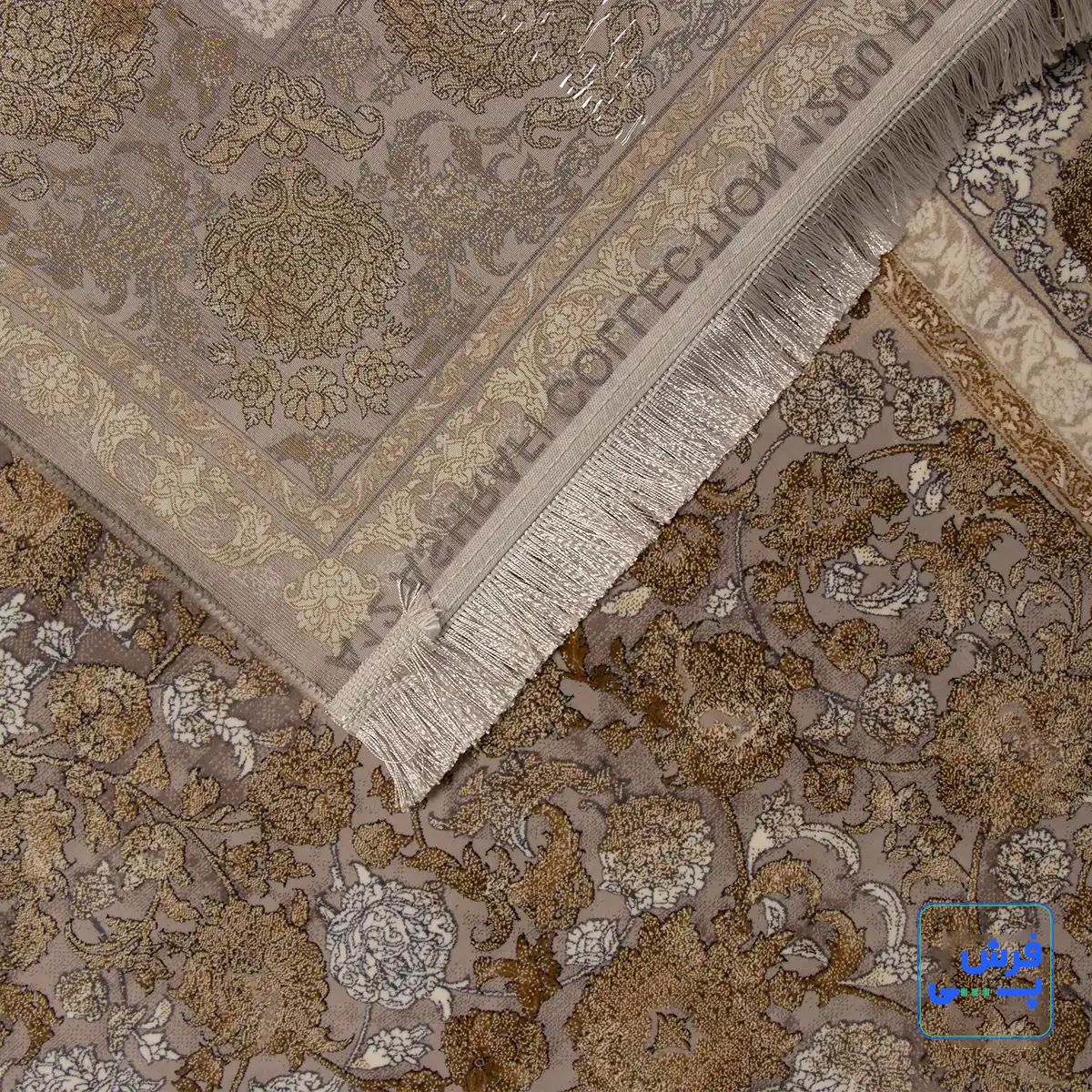 خرید قسطی |  فرش وینتیج 731122 طوسی طلایی