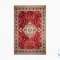 خرید قسطی |  فرش ابریشم ماشینی 743104 قرمز کرم