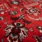 خرید قسطی |  فرش ابریشم ماشینی 743104 قرمز کرم
