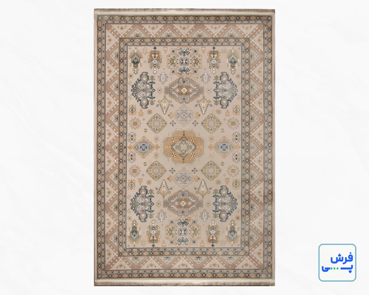 خرید قسطی | فرش وینتیج 75022 کرم