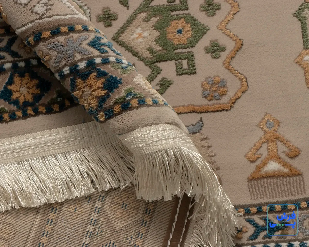 خرید قسطی | فرش وینتیج 75022 کرم