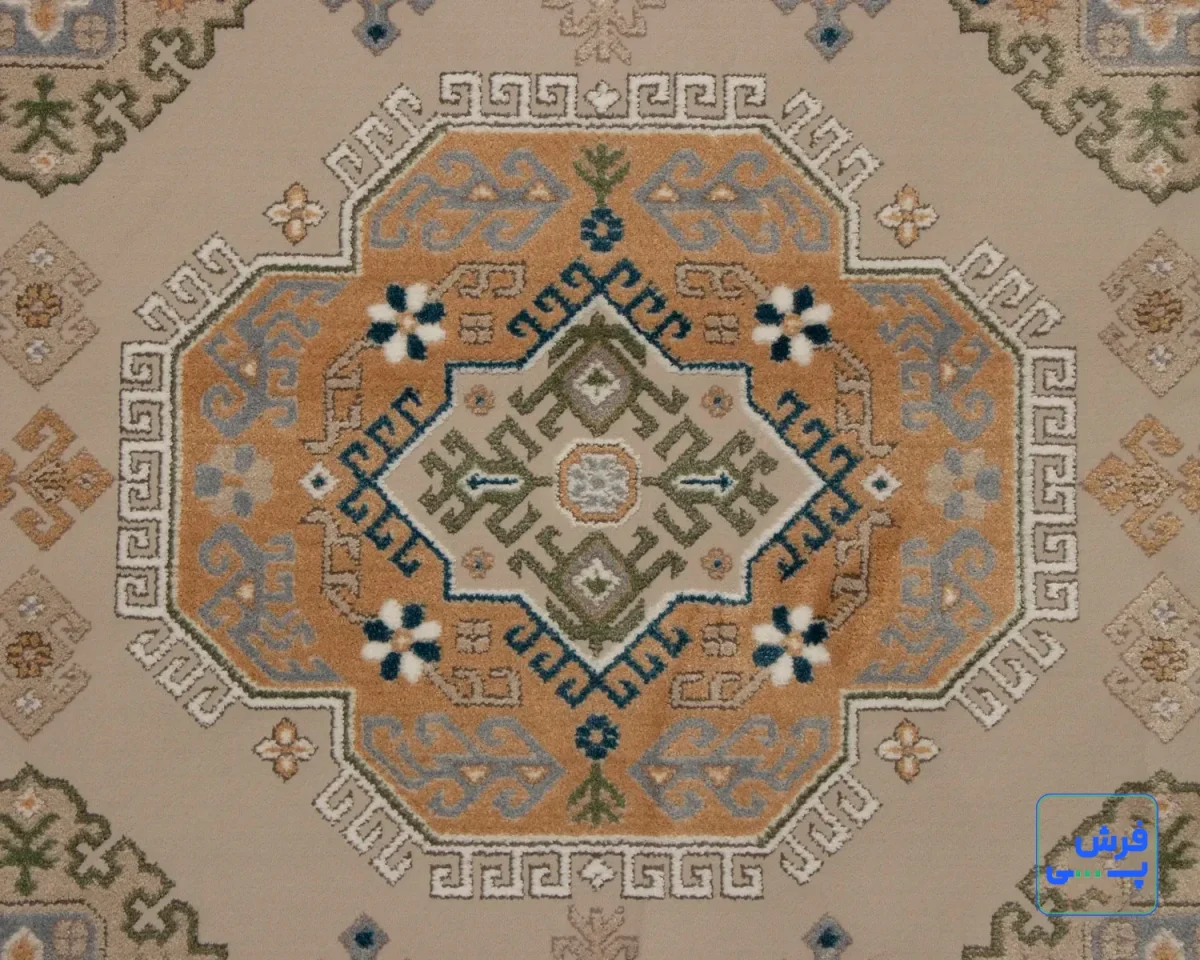 خرید قسطی | فرش وینتیج 75022 کرم