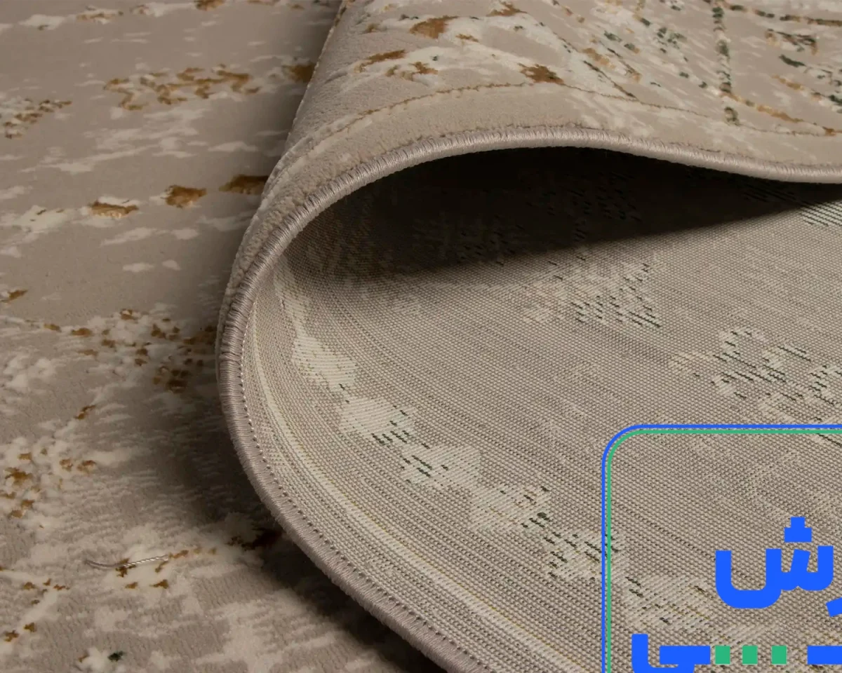 خرید قسطی |  فرش مینیمال 7765 طوسی کرم