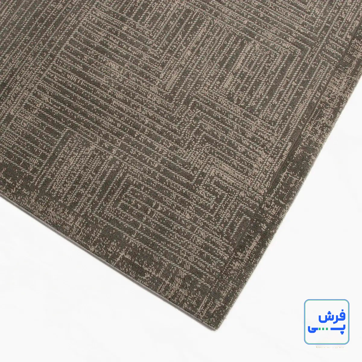 خرید قسطی |  فرش مینیمال 9013 طوسی نسکافه‌ای