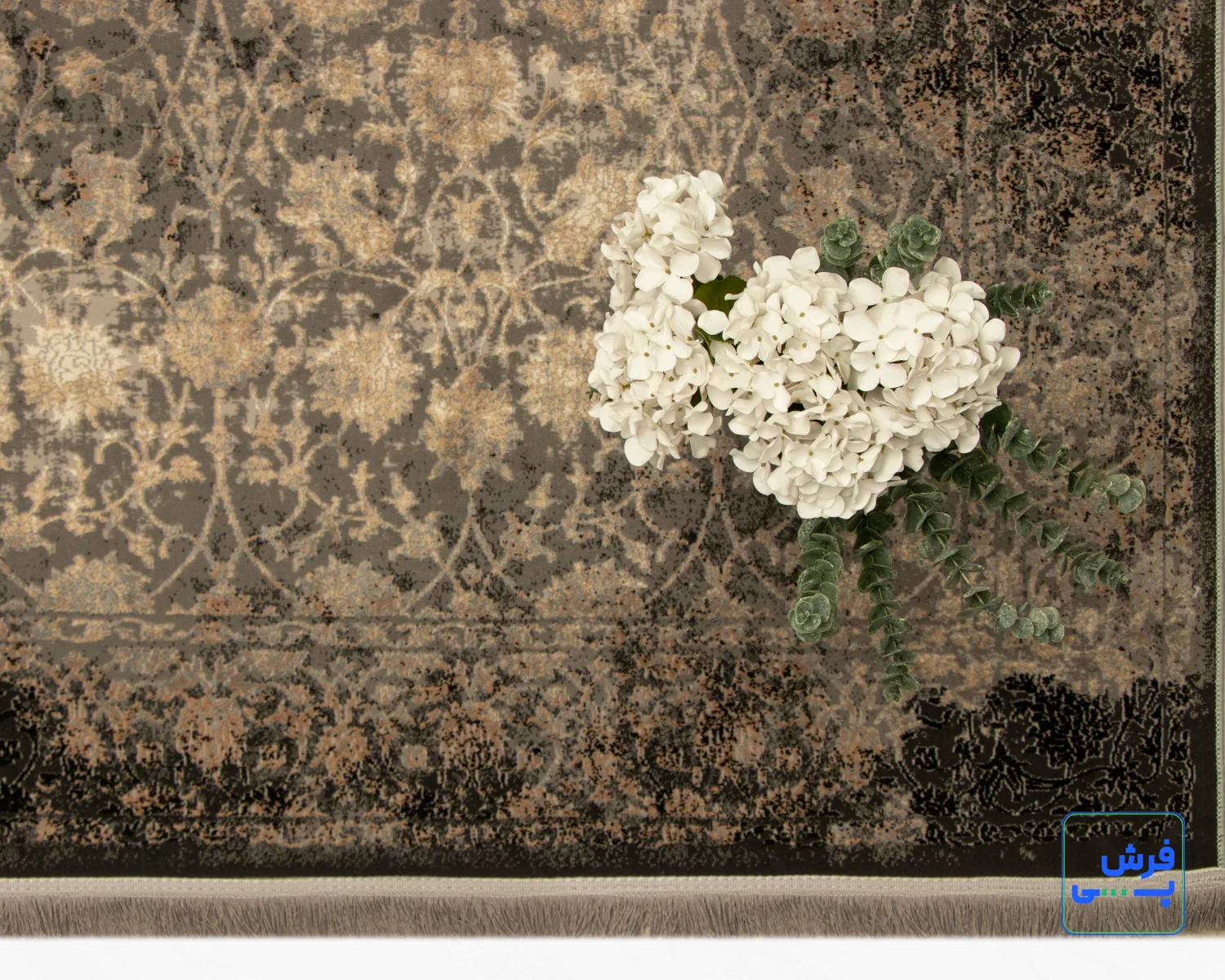 خرید قسطی |  فرش وینتیج 9303 طوسی کرم
