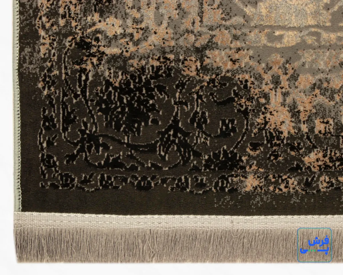 9303-6.webp خرید قسطی | فرش وینتیج 9303 طوسی کرم