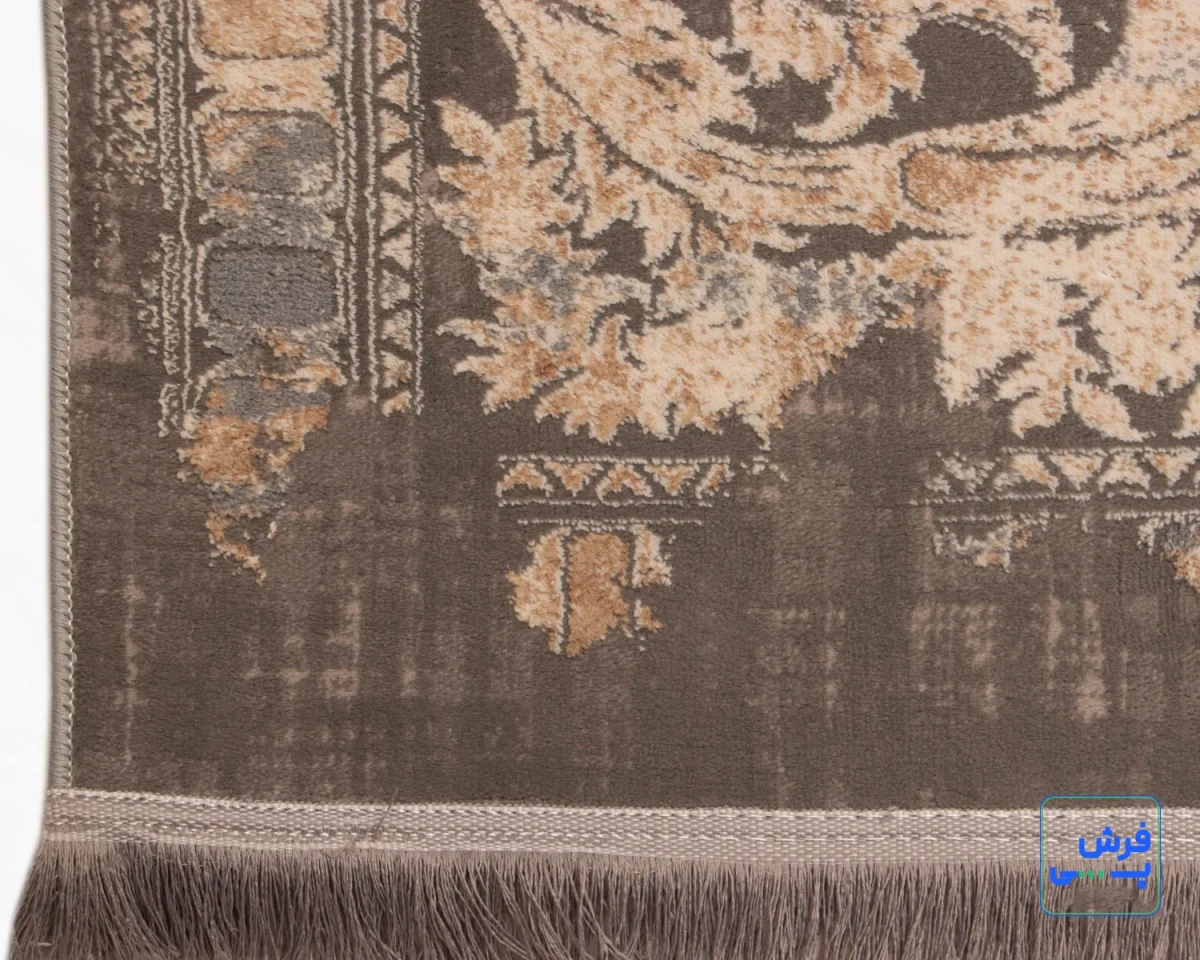 9307-5.webp خرید قسطی | فرش وینتیج 9307 طوسی آجری