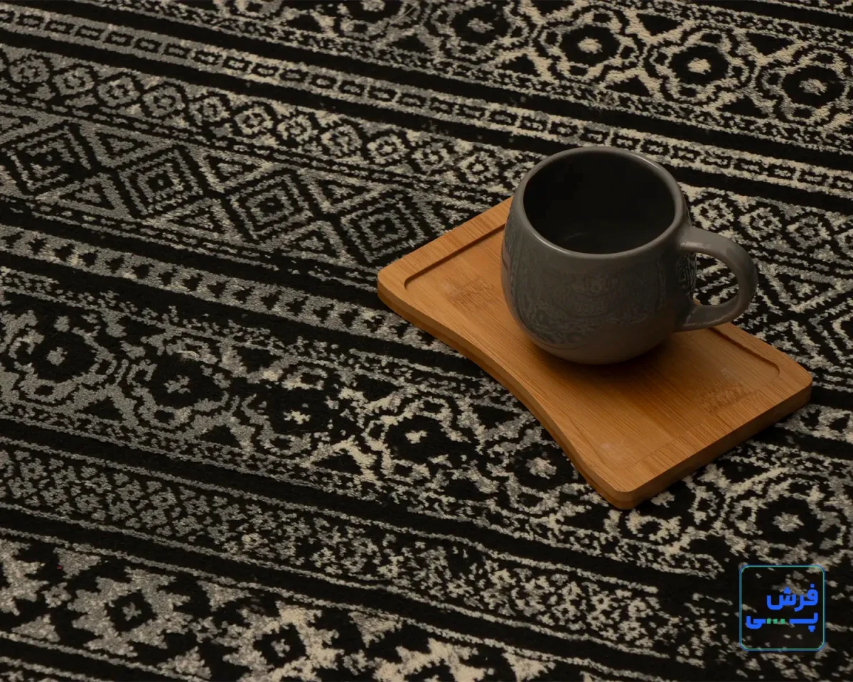 9352-4.webp خرید قسطی | فرش وینتیج 9352 ذغالی طوسی