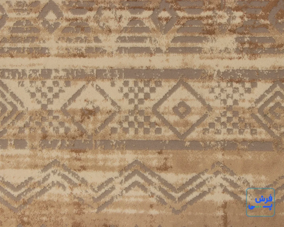 خرید قسطی |  فرش وینتیج 9374 کرم طوسی