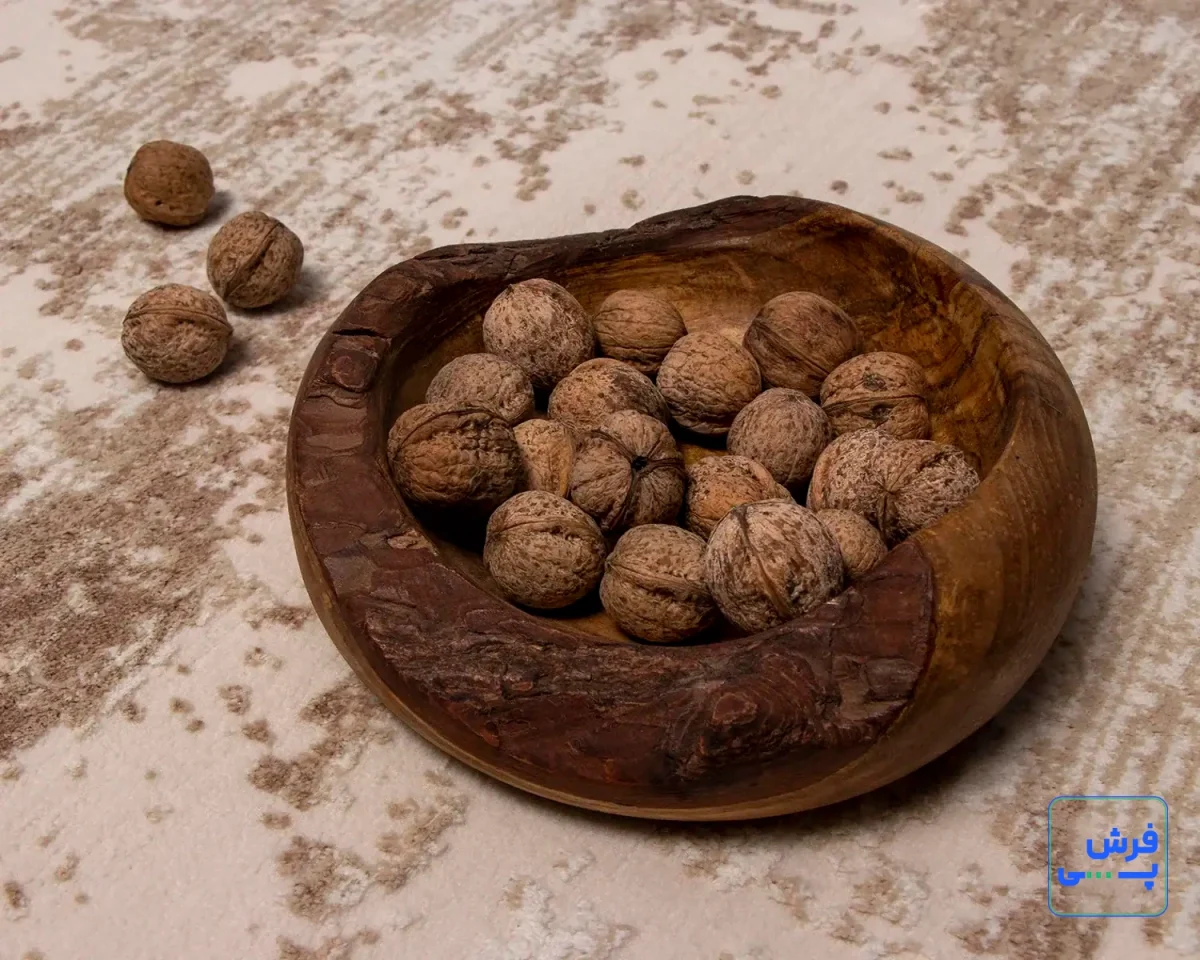 خرید قسطی |  فرش مینیمال 9407 کرم نسکافه ای