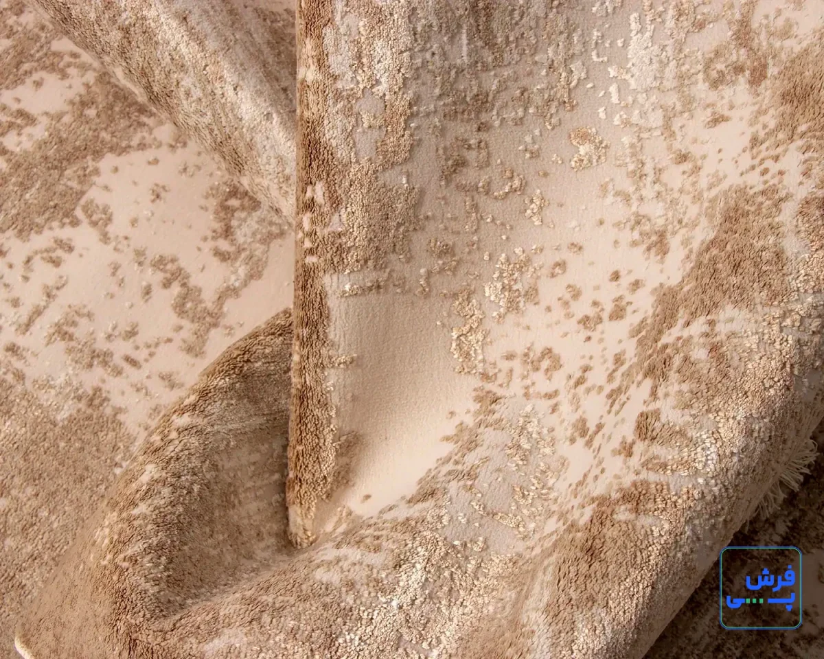 خرید قسطی |  فرش مینیمال 9407 کرم نسکافه ای