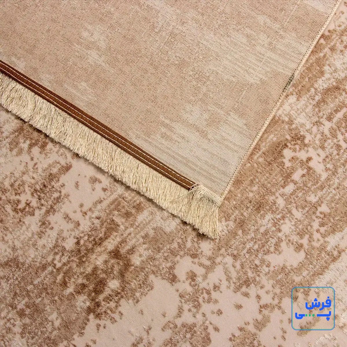 خرید قسطی |  فرش مینیمال 9407 کرم نسکافه ای