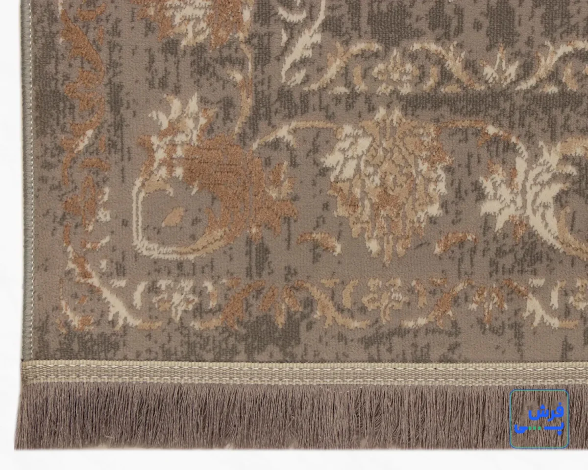 9530-6.webp خرید قسطی | فرش وینتیج 9530 طوسی کرم